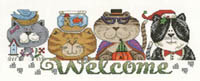 Seasonal Cat Welcome