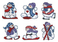 Winter Sports Snowmen