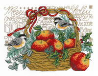 Apple Basket Chickadee