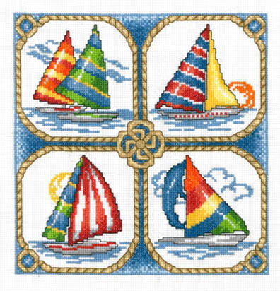 Four Sailboats