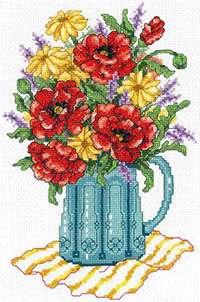 Spring Flowers in Vase