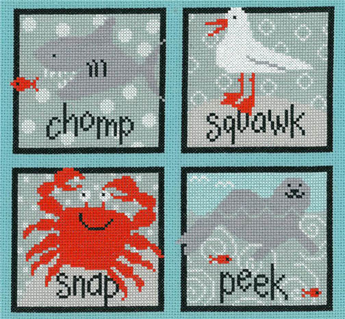 Sea Creatures Squares