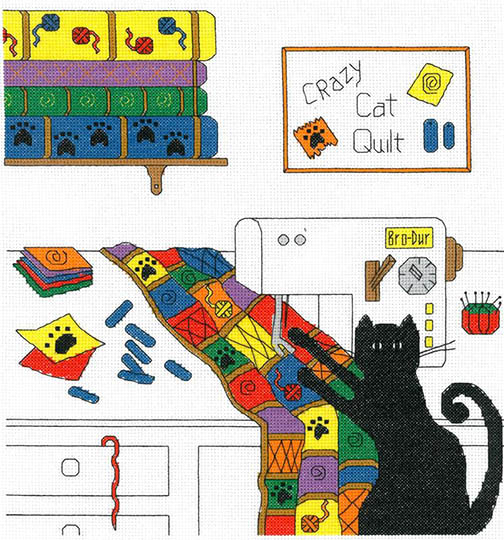 Crazy Cat Quilt