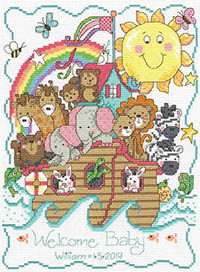 Noah's Ark Birth Announcement