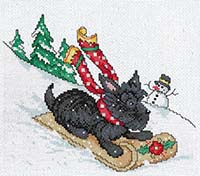 Sledding Scottie 