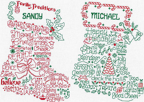 Mr. & Mrs. Holiday Stockings