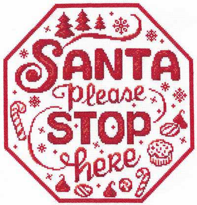Santa Stop Here