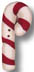 4655 Flat Candy Cane - Just Another Button Co