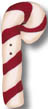 4655 Flat Candy Cane - Just Another Button Co