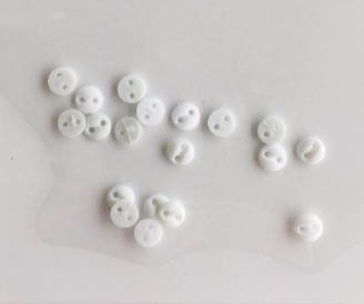 Bag of Button Basic White Buttons