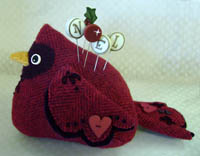 Winter Bird Pincushion Kit