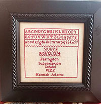 English Schoolgirl Sampler