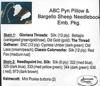 ABC Pyn Roll & Bargello Sheep Needlekeep Embellishment Pack