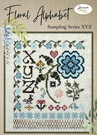 Floral Alphabet Sampling - XYZ