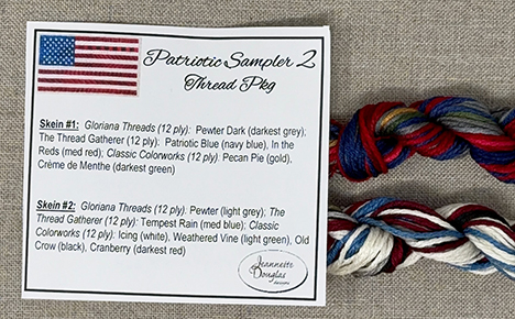 Patriotic Sampler 2 Embellishment Pack