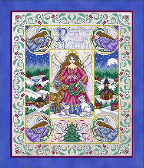 Peace on Earth Angel Sampler