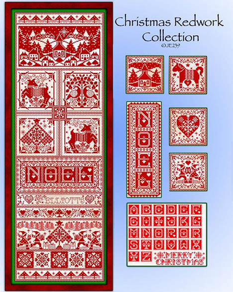Christmas Redwork Collection