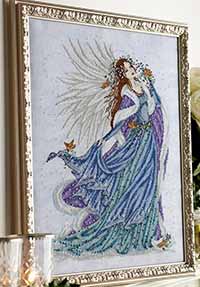 Christmas Blue Angel