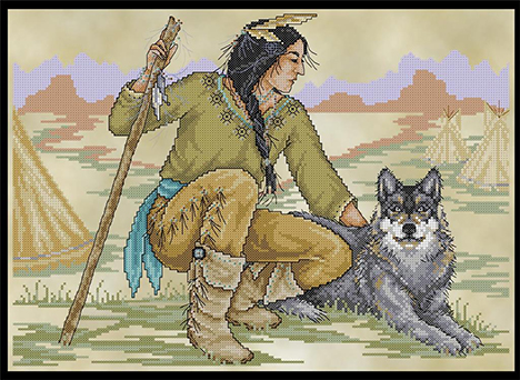 Native American Brave