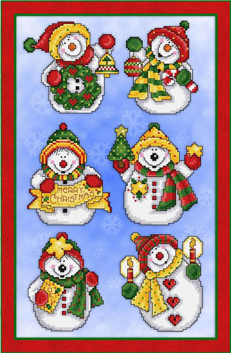 Jolly Snowman Ornaments