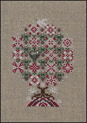 Peppermint Snowflakes Tree