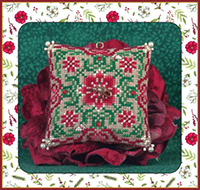 Christmas Mice Ornament with Gold Mouse Bead