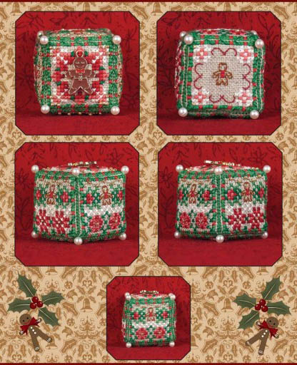 Tiny Ginger Boy Cube 2025 Christmas Ornament