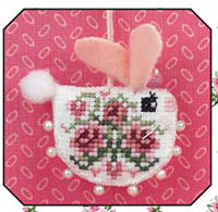 Rose Heart Bunny Limited Edition Ornament