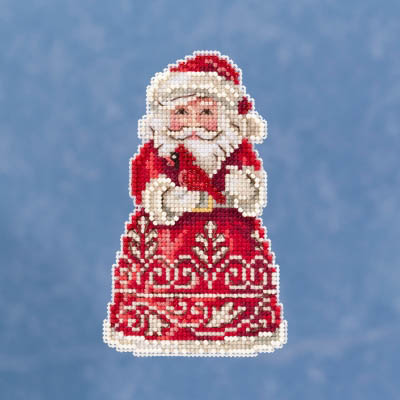 Santa with Cardinal Ornament Kit by Jim Shore