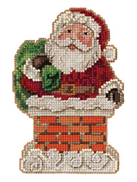 Santa with Chimney Kit