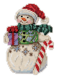 Snowman with Candy Cane Kit