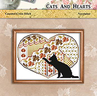 Cats and Hearts - November