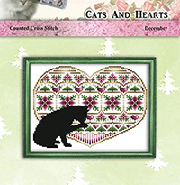 Cats and Hearts - December