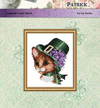 Seasonal Cats in Hats - Patrick