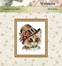 Seasonal Cats in Hats  - Wishbone