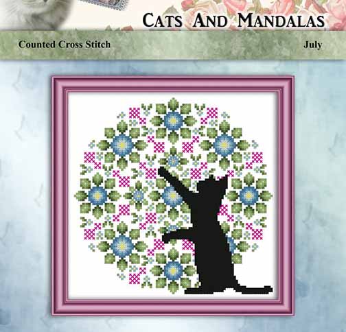 Cats and Mandalas - July