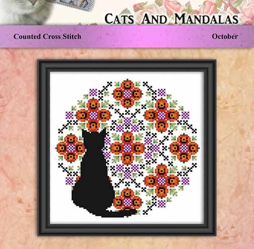 Cats and Mandalas - October