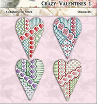 Crazy Valentine Ornaments