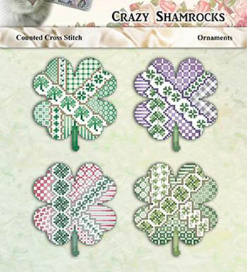 Crazy Shamrocks Ornaments