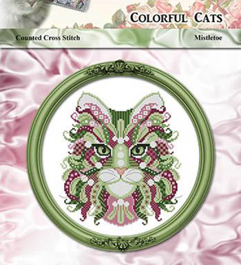 Colorful Cats Mistletoe