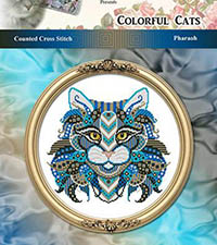 Colorful Cats Pharaoh