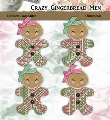 Crazy Gingerbread Men Ornaments