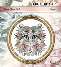 Colorful Cats Mozart