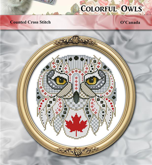 Colorful Owls O'Canada