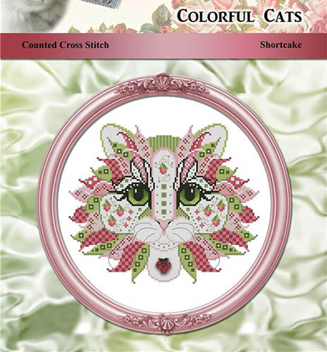 Colorful Cats Shortcake