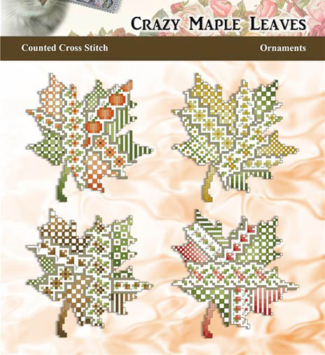 Crazy Maple Leaves Ornaments