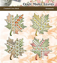 Crazy Maple Leaves Ornaments