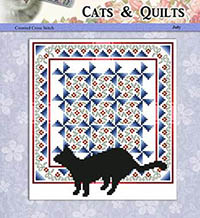 Cats and Quilts July