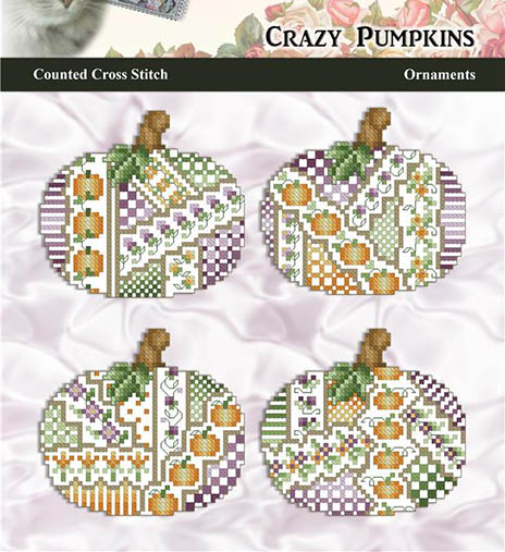 Crazy Pumpkins Ornaments