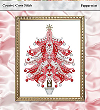 Colorful Christmas Trees Peppermint